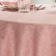 Toalha de Mesa Fcil de Limpar Redonda 180cm - Ibiza Rosa Velho - Dui Design