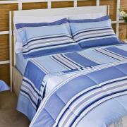 Jogo de Cama Casal Percal 200 fios 100% Algodo - Imperial - Kacyumara
