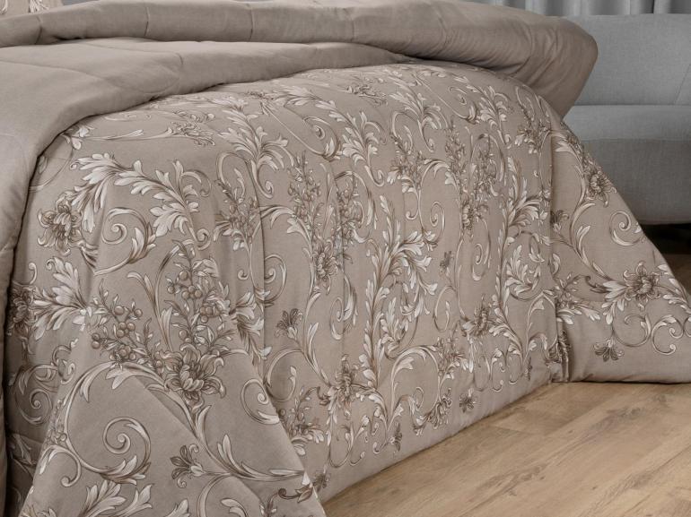 Jogo de Cama Queen Percal 180 fios - Imperiale Bege - Dui Design