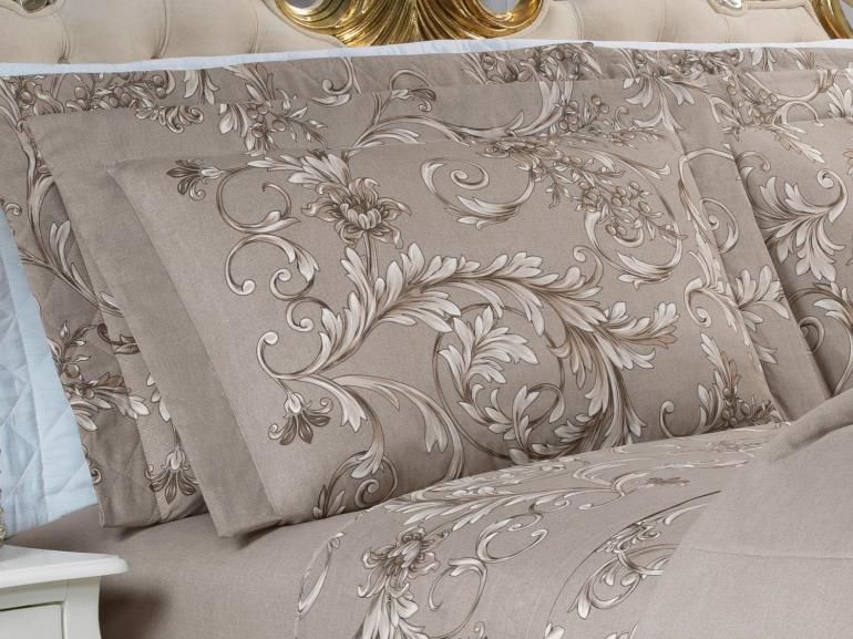 Jogo de Cama Queen Percal 180 fios - Imperiale Bege - Dui Design