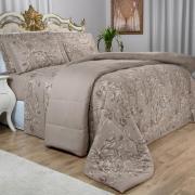 Edredom King Percal 180 fios - Imperiale Bege - Dui Design
