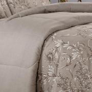 Edredom King Percal 180 fios - Imperiale Bege - Dui Design