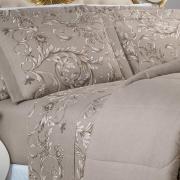Edredom King Percal 180 fios - Imperiale Bege - Dui Design