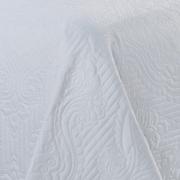 Kit: 1 Cobre-leito Casal Bouti de Microfibra Ultrasonic + 2 Porta-travesseiros - Imperio Branco - Dui Design