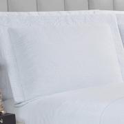 Kit: 1 Cobre-leito Casal Bouti de Microfibra Ultrasonic + 2 Porta-travesseiros - Imperio Branco - Dui Design