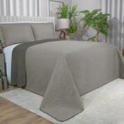 Kit: 1 Cobre-leito King Bouti de Microfibra Ultrasonic + 2 Porta-travesseiros - Império Stone - Dui Design