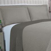 Kit: 1 Cobre-leito King Bouti de Microfibra Ultrasonic + 2 Porta-travesseiros - Império Stone - Dui Design