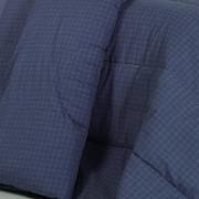 Edredom Queen Percal 200 fios - Ipsum Xadrez Indigo - Dui Design