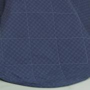 Kit: 1 Cobre-leito Solteiro + 1 Porta-travesseiro Percal 200 fios - Ipsum Indigo - Dui Design