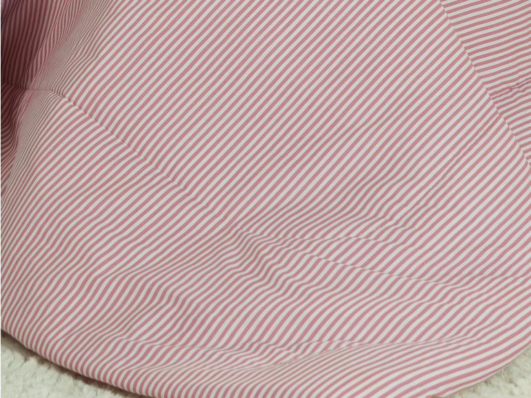 Edredom King Percal 200 fios - Ipsum Listras Rosa Velho - Dui Design