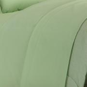 Jogo de Cama Solteiro Percal 200 fios 100% Algodo - Ipsum Verde Celadon - Dui Design
