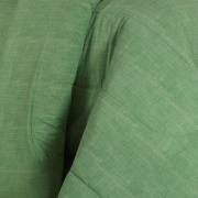 Edredom Queen Percal 200 fios - Ipsum Linho Verde Celadon - Dui Design