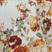 Kit: 1 Cobre-leito King Bouti de Microfibra Ultrasonic Estampada + 2 Porta-travesseiros - Isadora Gold - Dui Design