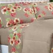 Jogo de Cama King Percal 180 fios - Itapua Stone - Dui Design