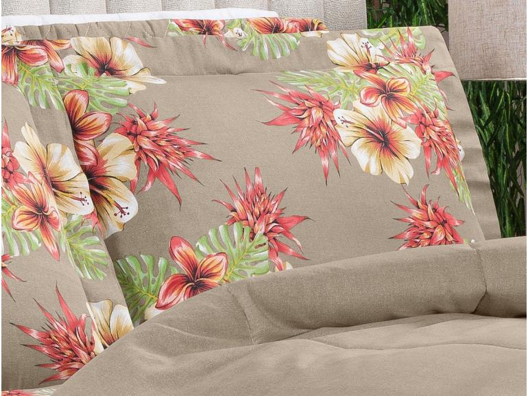 Jogo de Cama King Percal 180 fios - Itapua Stone - Dui Design
