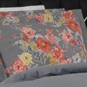 Jogo de Cama King Percal 180 fios - Jackie Cinza - Dui Design