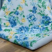 Enxoval King com Edredom 5 peas 150 fios - Joana Azul - Dui Design
