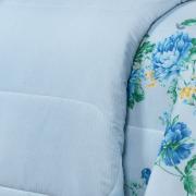 Enxoval King com Edredom 5 peas 150 fios - Joana Azul - Dui Design