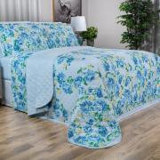 Enxoval King com Cobre-leito 7 peas 150 fios - Joana Azul - Dui Design