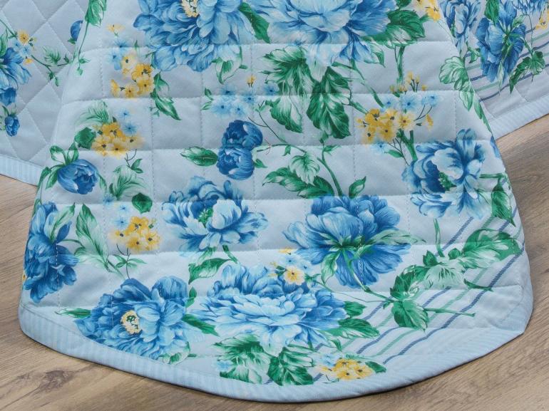 Enxoval King com Cobre-leito 7 peas 150 fios - Joana Azul - Dui Design