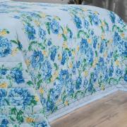 Enxoval King com Cobre-leito 7 peas 150 fios - Joana Azul - Dui Design