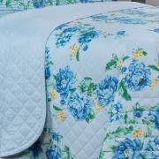Enxoval King com Cobre-leito 7 peas 150 fios - Joana Azul - Dui Design