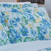 Enxoval King com Cobre-leito 7 peas 150 fios - Joana Azul - Dui Design
