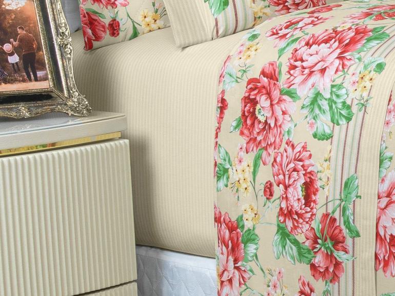 Jogo de Cama King 150 fios - Joana Carmin - Dui Design