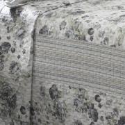Kit: 1 Cobre-leito King Bouti de Algodo PatchWork + 2 Porta-travesseiros - Kssia - Dui Design