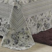 Kit: 1 Cobre-leito King Bouti de Algodo PatchWork + 2 Porta-travesseiros - Kssia - Dui Design