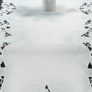Trilho (Caminho) de Mesa com Bordado Richelieu 45x170cm - Kate Branco - Dui Design