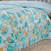 Jogo de Cama Casal 150 fios - Kezia Acqua - Dui Design
