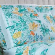 Jogo de Cama Casal 150 fios - Kezia Acqua - Dui Design