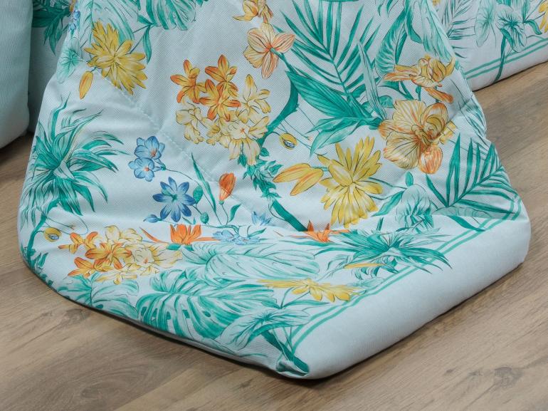 Edredom King 150 fios - Kezia Acqua - Dui Design