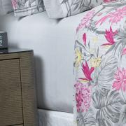 Jogo de Cama King 150 fios - Kezia Cinza - Dui Design