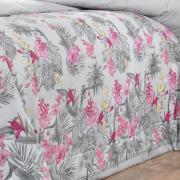 Edredom King 150 fios - Kezia Cinza - Dui Design