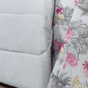 Edredom King 150 fios - Kezia Cinza - Dui Design