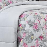Edredom King 150 fios - Kezia Cinza - Dui Design