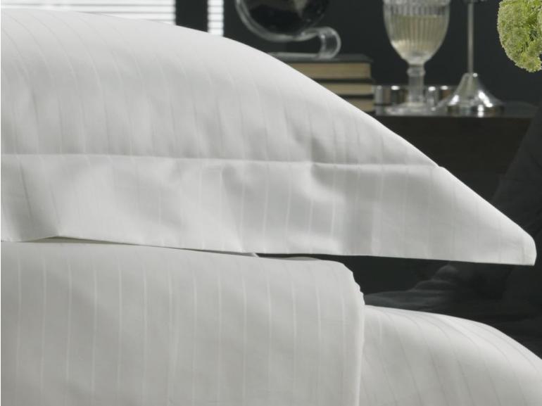 Jogo de Cama Casal Cetim de Algodo 1000 fios - Khalifa Branco - Dui Design