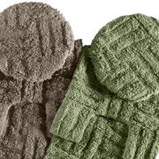 Kit de Banheiro Algodo 3 peas - Carcia Geometria - Corttex