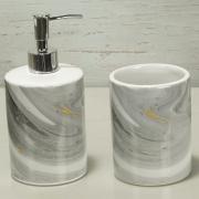 Kit para Bancada de Banheiro em Dolomite 2 Peças - Wave - Dui Design