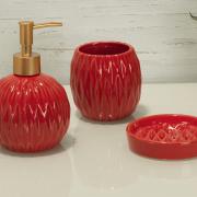 Kit para Bancada de Banheiro em Cerâmica 3 Peças - Paris - Dui Design