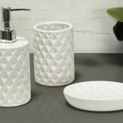 Kit para Bancada de Banheiro em Cermica 3 Peas - Diamond - Dui Design