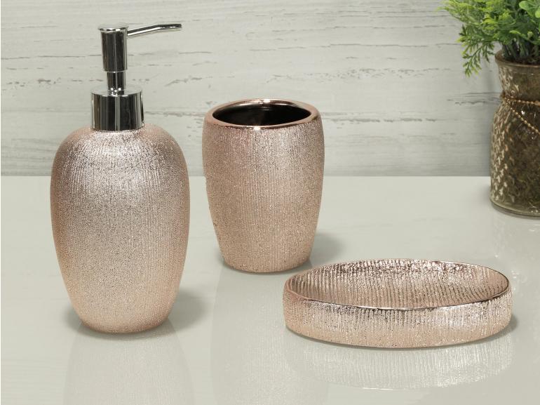 Kit para Bancada de Banheiro em Porcelana 3 Peças - Glamour - Dui Design