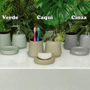 Kit para Bancada de Banheiro em Cerâmica 3 Peças - Bristol - Dui Design