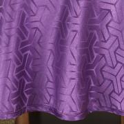 Toalha de Mesa Fcil de Limpar Redonda 160cm - Kube Purpura - Dui Design