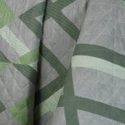 Kit: 1 Cobre-leito Solteiro + 1 Porta-travesseiro 150 fios - Kyan Cinza - Dui Design