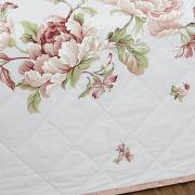 Enxoval Casal com Cobre-leito 7 peas Percal 200 fios 100% Algodo - Lavnia Rosa - Dui Design