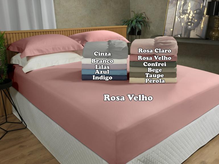 Lenol Casal com elstico Avulso Percal 200 fios 100% Algodo - Vita Cores - Dui Design
