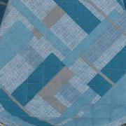 Enxoval Casal com Cobre-leito 7 peas 150 fios - Lennon Azul - Dui Design
